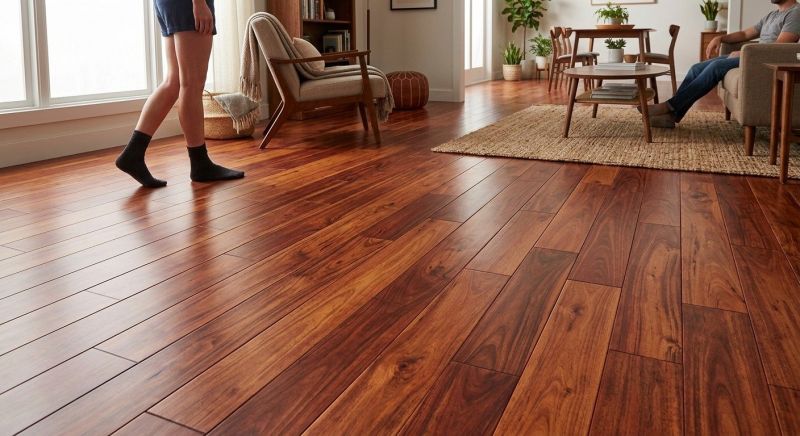 Cherry Floor Installation in Belleville, NJ