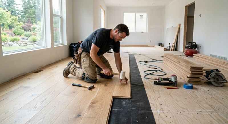 Finished Floor Installation in Jersey City, NJ
