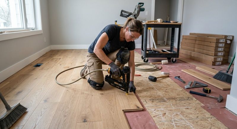 Hardwood Floor Installation in Edison, NJ