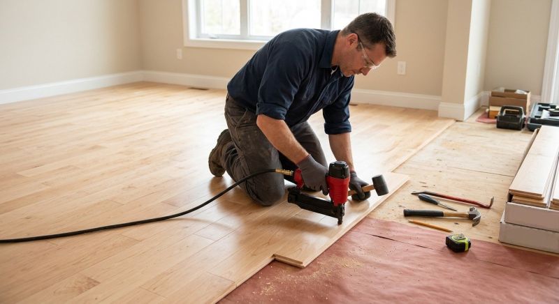 Maple Flooring Installation in Dumont, NJ