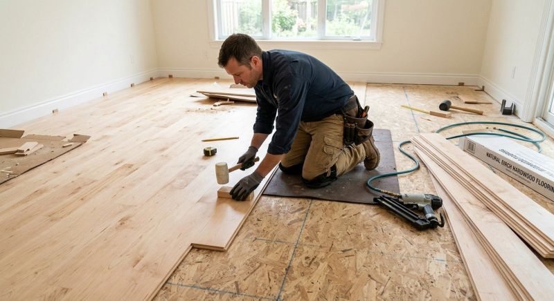 Maple Flooring Installation in Hazlet, NJ