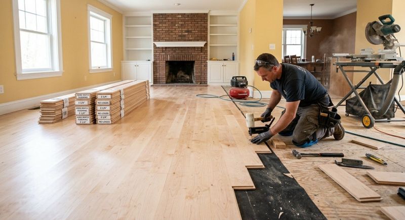 Maple Flooring Installation in Hempstead, NY