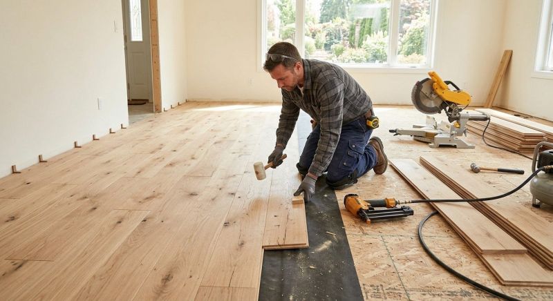 Oak Floor Installation in Elmhurst, NY