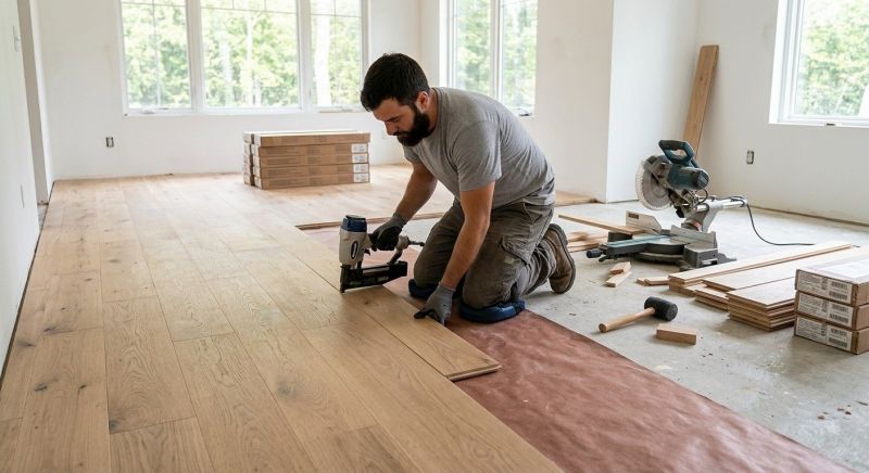 Oak Floor Installation in Green Village, NJ