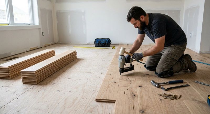 Oak Floor Installation in Ho Ho Kus, NJ
