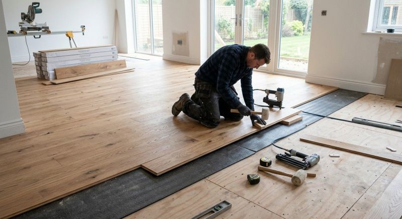 Oak Floor Installation in Lodi, NJ