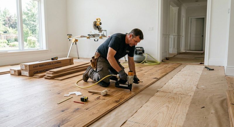 Oak Floor Installation in Middlesex, NJ