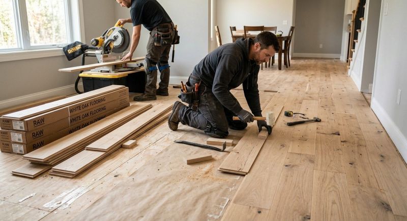 Oak Floor Installation in New Rochelle, NY