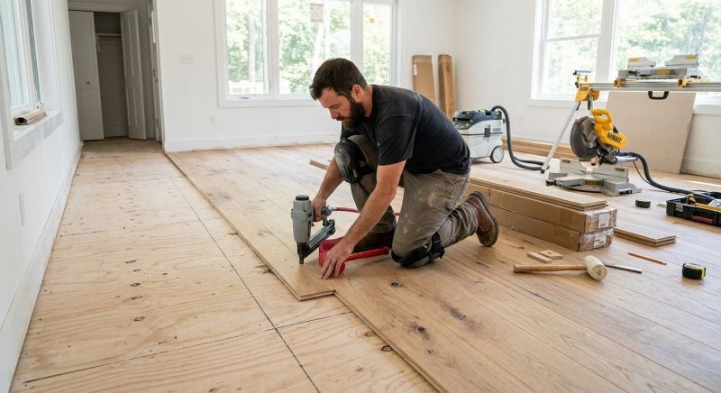Oak Floor Installation in South Richmond Hill, NY