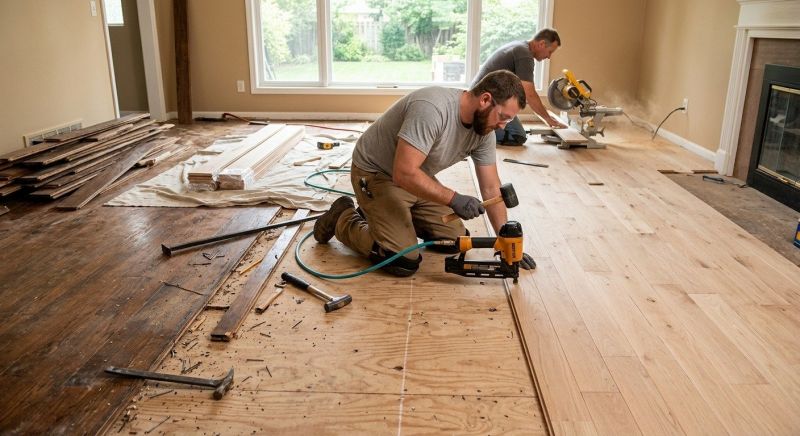 Wood Floor Replacement in Berkeley Heights, NJ