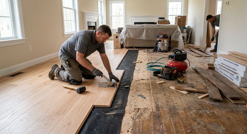Wood Floor Replacement in New Hyde Park, NY