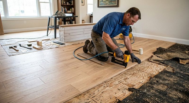 Wood Floor Replacement in Union City, NJ